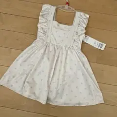 ☆新品☆110ワンピース水着　リボン柄