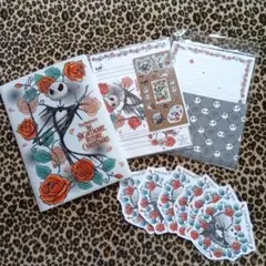 ナイトメア・ビフォア・クリスマス レターセットDisneyバラ　 中古　ファイル