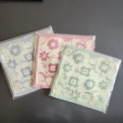 京都くろちくジャガードミニタオル(更紗)３枚のサムネイル