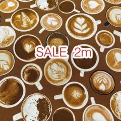SALE 2m カフェラテ ライトブラウン オックス