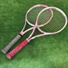 日本未発売 購入価格7万円 Wilson TOUR 100 2本ホワイト/ピンク - メルカリ