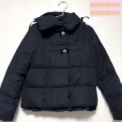 MINIMUM MINIMUM 黒 ブラック ダウン ジャケット