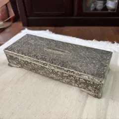 高級感 アンティーク 宝石箱 唐草模様 アクセサリーケース 重量1kg