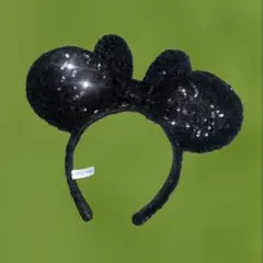 【Disney】BLACK〈ミニー〉スパンコールカチューシャ