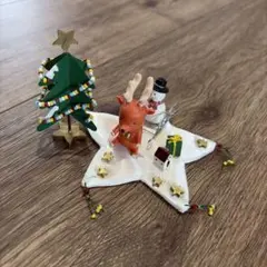 12月　クリスマス　ミニチュア　置き物