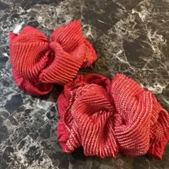 髪飾り ヘッドドレス 2点セット 着物リメイク 七五三 753