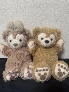 ディズニー　ダッフィーシェリーメイ　パペット　ぬいぐるみセット