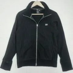 00s PPFM ピンストライプ トラックジャケット M 黒 Y2K