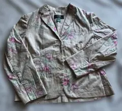LAUREN RALPH LAUREN PETITE花柄ジャケット　ローズ
