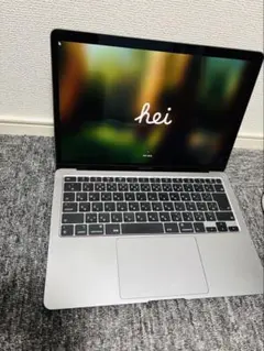 MacBook Air（2020）スペースグレイ 充電器付き（カバー、スタンド）