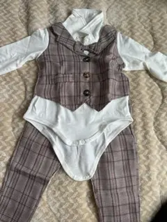 ベビー服　男の子　セレモニー　入園式　お祝い　セットアップ　3点セット