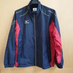 Mizuno ブレスサーモ　ウィンドブレーカー　 ブラック/レッド サイズM
