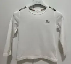 バーバリー　burberry ホワイト　長袖Tシャツ