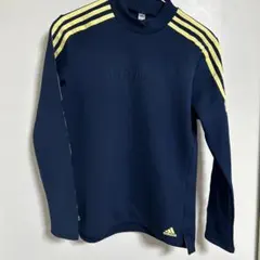 adidas ネイビー 長袖シャツ M