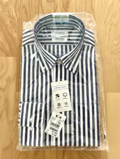 AOKI LES MUES ノンアイロン ストライプシャツ