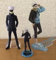 呪術廻戦 五条悟 ミニアクリルスタンドなど3点セット