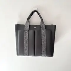 フェリシモ 合皮 トートバッグ収納ポケット付き ショルダー 2wayのサムネイル