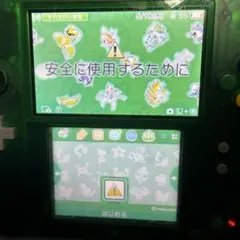 Nintendo 2DS 本体 クリアグリーン緑【動作確認済み】中古品箱あり