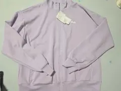 FILA ストレッチ　UV対策　パープル　長袖　ジャケット　新品　Lサイズ