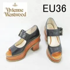 □vivienne westwood ROMANスリーストラップシューズ黒 - メルカリ