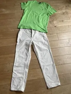 グローバルワーク　パンツ　ホワイト