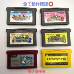 【動作⭕️】スーパーマリオアドバンス1,2,3,4 ☆スーパーマリオ1,2☆6本