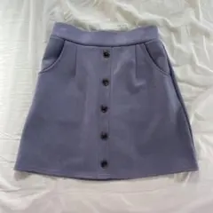 【値下げ】レイカズン スカート 膝上スカート ボタン　無地
