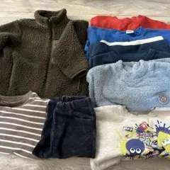 フリースジャケットとトレーナーとパンツセット