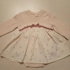 petit main ロンパース ハート柄シフォン 70cmのサムネイル