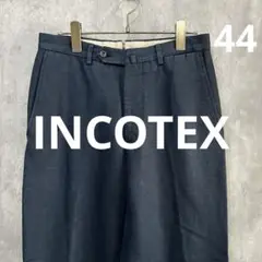 【美品】INCOTEX インコテックス リネンコットンパンツ　44