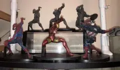 超人技画　marvel フィギュアセット