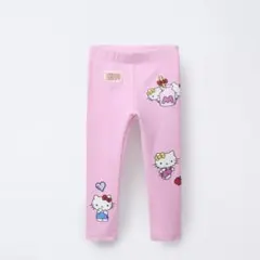 ZARA ベビー 新品 キティちゃんリブレギンスパンツ 92