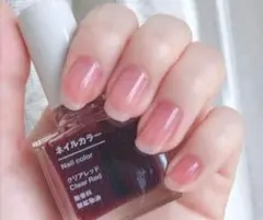 無印良品 ネイルカラー クリアレッドのサムネイル
