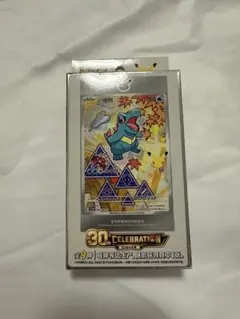 シュリンク付き中国限定 ポケモンカード 30 周年新品未開封品カートン
