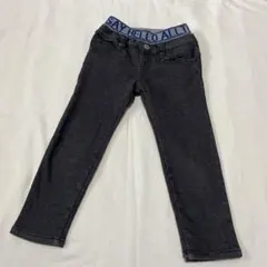 キッズ 男の子 ストレッチ ジーパン パンツ グレー 110cm