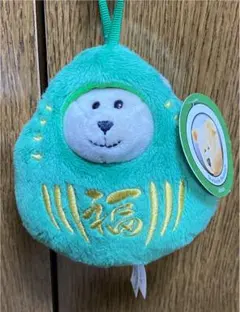 スターバックス べアリスタだるまグリーンMini ぬいぐるみ マスコット