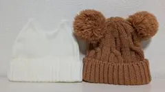 【美品】キッズ用ニット帽（2点セット）
