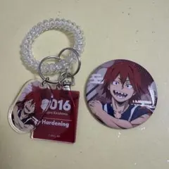 僕のヒーローアカデミア ヒロアカ 極楽湯 切島鋭児郎 缶バッジ キーホルダー