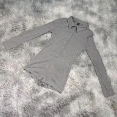 SHEIN シーイン（M）オールインワン グレー 灰色 レディース