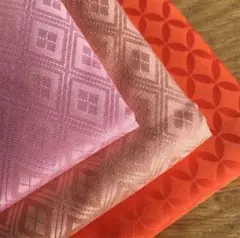 和柄セール　3枚セット　金襴　和布　和風　金蘭