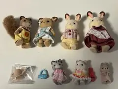 シルバニアファミリー まとめ売り ぬいぐるみ（うさぎ シカ リス 赤ちゃんなど）