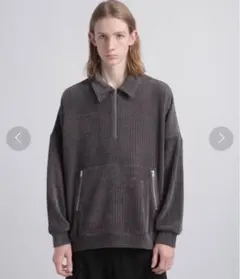 HARE zipデザインエリツキスウェット