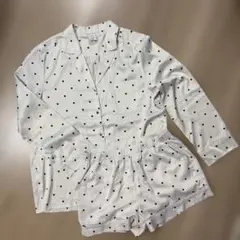 gelato pique ハロウィン限定 ハート柄 サテンパジャマ 上下セット