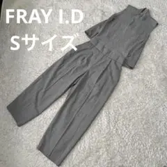 【美品】フレイ アイディー ニットコンビ コンビネゾン ノースリーブ S