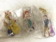 ディズニープリンセス 一番くじ H賞 チャームコレクション 3種セット