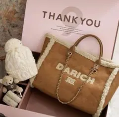 ダーリッチ　フェイクムートン　9周年ノベルティ　未使用　バックのみ