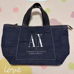 Armani Exchange トートバッグ ネイビー