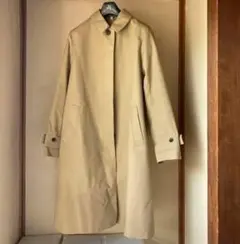 MUJI ベージュ ボタン付き ロングコート