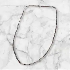 高輝度デザインチェーン 60cm 幅約3mm 重厚感 ステンレス ネックレス