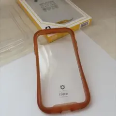 iPhone11用ケース iFace クリアオレンジ